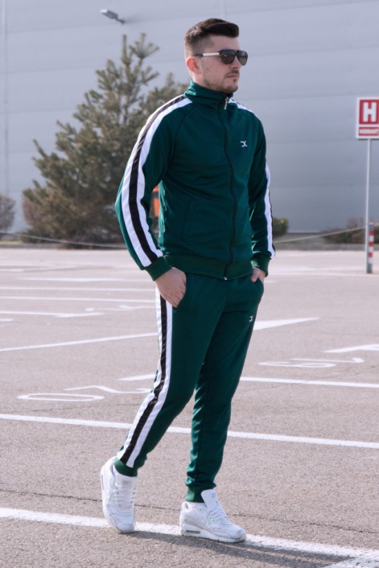 Trening barbatesc TRX - Verde/Alb/Negru - Img 2