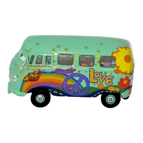 Fillmore — Microbuz verde cu motive florale | Cars - Img 4