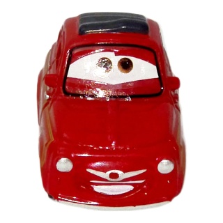 Luigi — Mașinuță italiană roșie cu plafon negru | Cars - Img 2