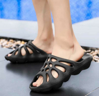 Papuci unisex negri - SLIDES - Img 3