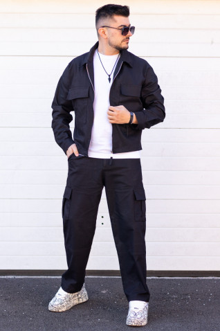 Compleu negru, camasa si pantaloni lungi - BETA - Img 2