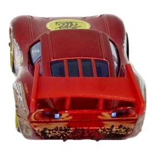 Dragon Lightning McQueen - Mașină roșie cu eleron și grafică laterală | Cars - Img 4