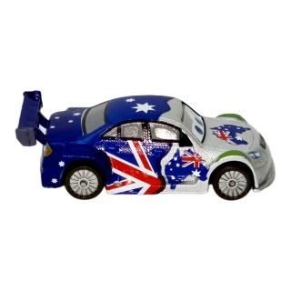 Frosty Winterbumper - Mașină alb-albastră cu steag australian | Cars - Img 3