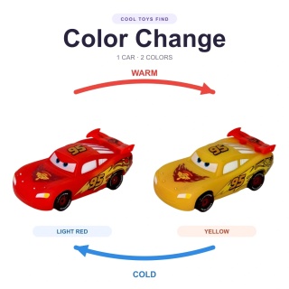 Lightning McQueen — Color Change roșu deschis / galben | Cars - Img 2