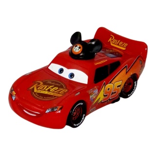 Lightning McQueen — Rust-eze roșie #95 cu pălărie | Cars