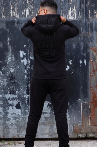Trening din bumbac cu logo brodat - PRiMal BLACK - Img 3