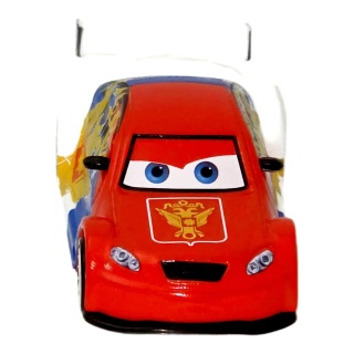 Vitaly Petrov - Mașină de curse roșie cu grafică multicoloră | Cars - Img 2