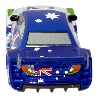 Frosty Winterbumper - Mașină alb-albastră cu steag australian | Cars - Img 4