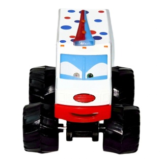 I-Screamer - Monster truck alb cu buline colorate | Cars - Img 2