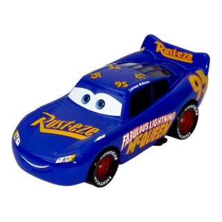 Lightning McQueen — Rust-eze albastră #95 | Cars