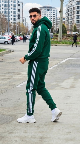 Trening oversized din bumbac gros - KYOTO GREEN