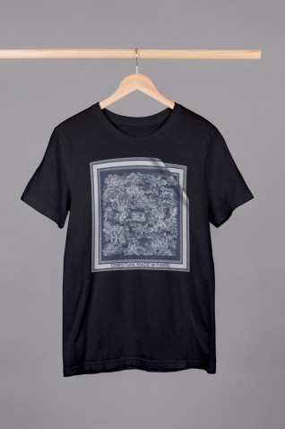 Tricou negru - CHRISTIAN PATTERN