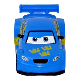 Flash Nilsson - Mașină albastră cu coroane galbene | Cars - Img 2