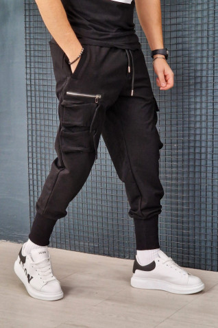 Pantaloni Barbatesti Eksi1 Negru