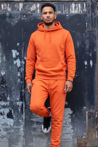 Trening din bumbac cu logo brodat - PRiMal ORANGE