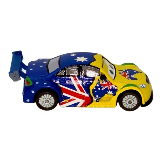 Frosty - Mașină galben-albastră cu steag australian | Cars - Img 3