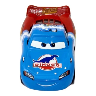 Lightning McQueen — Dinoco albastru-roșu cu eleron | Cars - Img 3