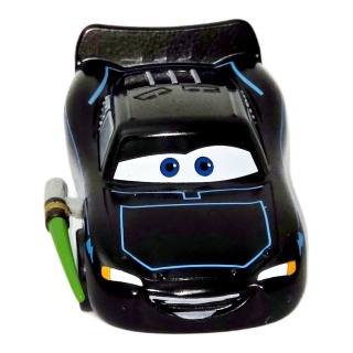 Lightning McQueen - Mașină neagră cu accesorii de agent | Cars - Img 2