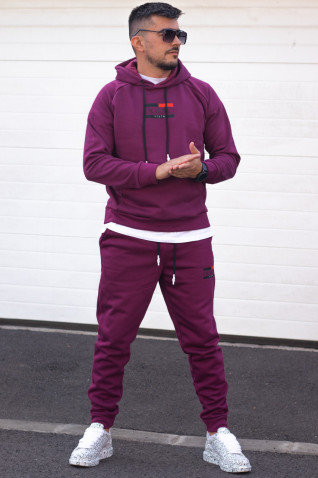 Trening din bumbac vatuit - Exclusive AKG Bordo