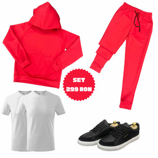 basic - set Trening BROOKLIN RED si Adidasi ENZO 3