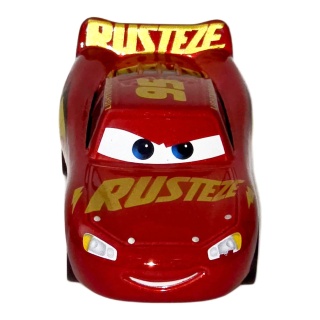 Lightning McQueen — Rust-eze roșie #95 cu eleron inscripționat | Cars - Img 2