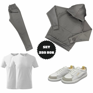 basic - set Trening BROOKLIN GREY si Adidasi ENZO 3