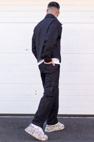 Compleu negru, camasa si pantaloni lungi - BETA - Img 7