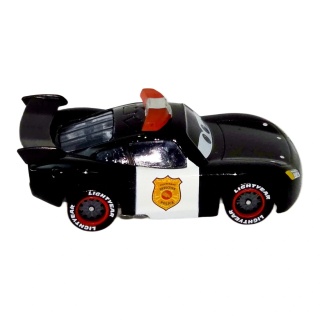 Lightning McQueen - Mașină de poliție neagră cu eleron | Cars - Img 3