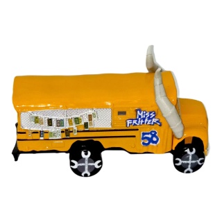 Miss Fritter — Autobuz galben cu coarne | Cars - Img 3