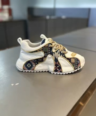 Adidasi din material textill multicolor - MOTIVES - Img 3