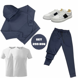 basic - set Trening BROOKLIN NAVY si Adidasi ENZO 3