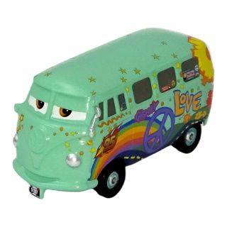 Fillmore — Microbuz verde cu motive florale | Cars