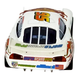 Lightning McQueen — Mașină albă #95 cu flăcări | Cars - Img 4