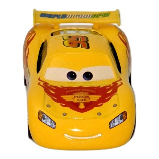Lightning McQueen — Mașină galbenă #95 cu flăcări roșii | Cars - Img 2