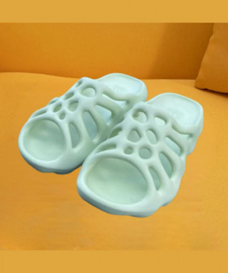 Papuci unisex verde fistic - SLIDES - Img 2