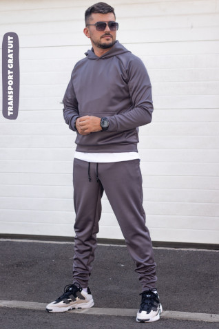 Trening cu gluga - BROOKLIN GREY