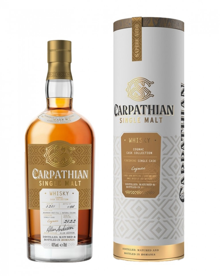 Carpathian Single Malt Whisky Cognac 40% 0.7L