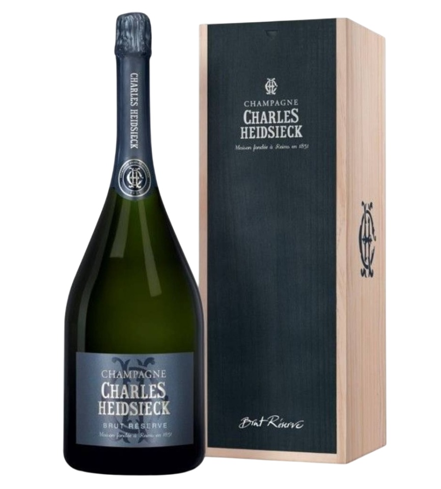 Charles Heidsieck Champagne Brut Reserve Wooden Box 3L