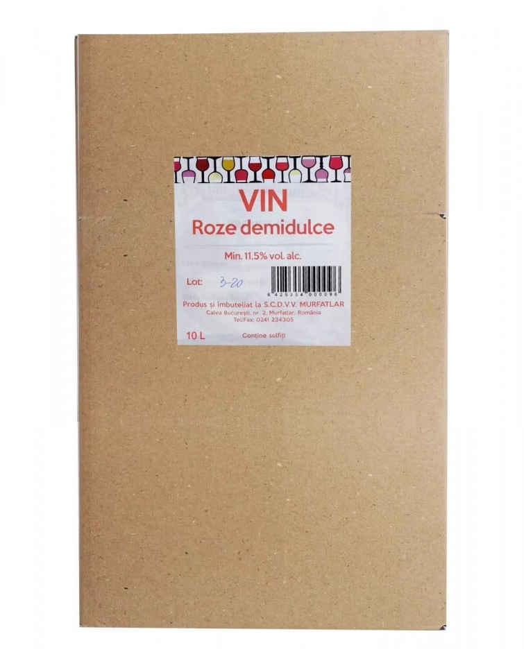 Crama Statiunea Murfatlar Vin Rose Demidulce Bag In Box 10L