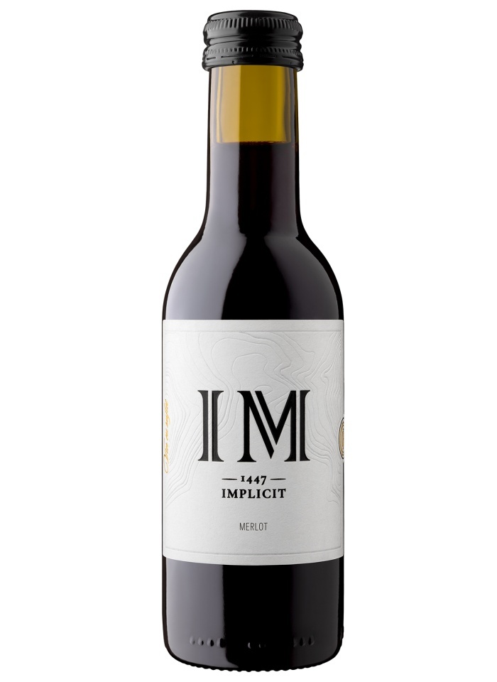 Cramele Recas Implicit Merlot Sec 187ml