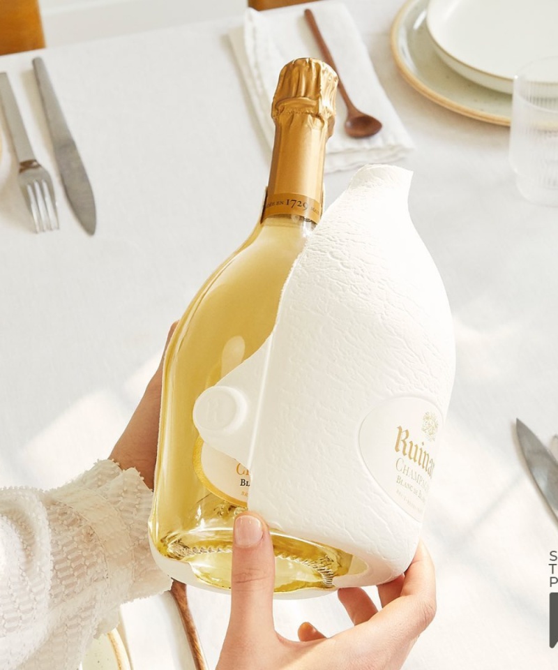 Ruinart Champagne Blanc de Blancs Brut Blancs Second Skin Case 0.75L