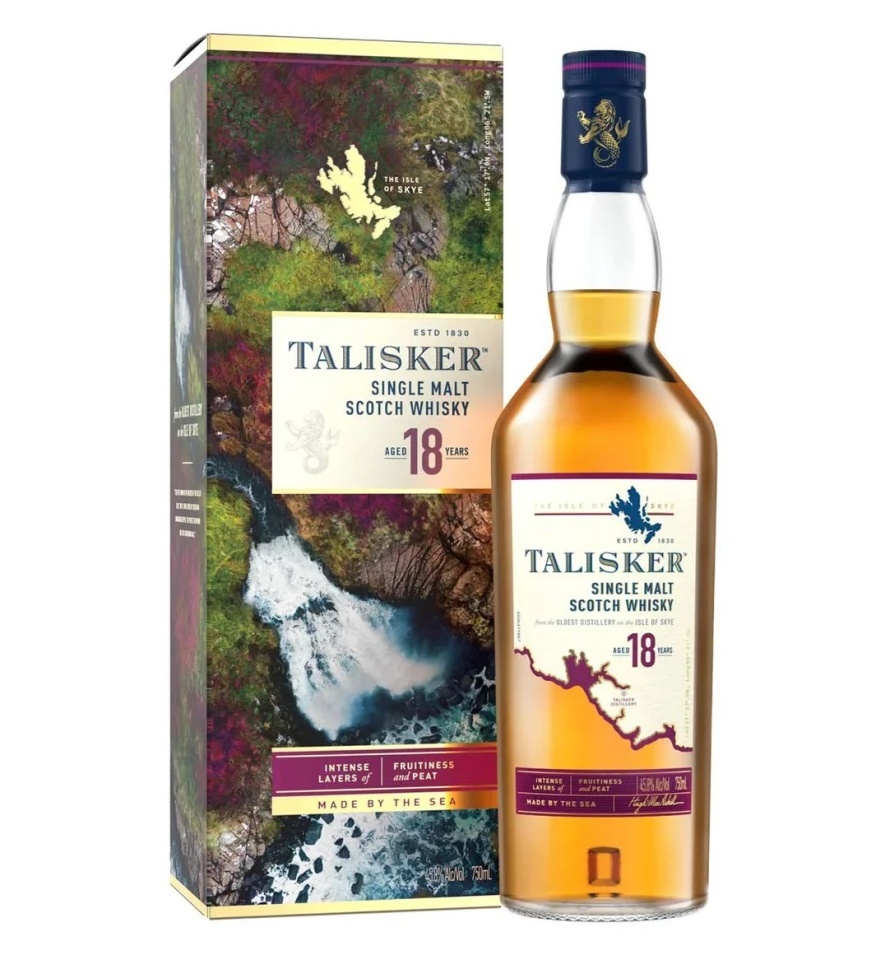 ウイスキー ESTD 18XX Talisker 18 YO 0.7L