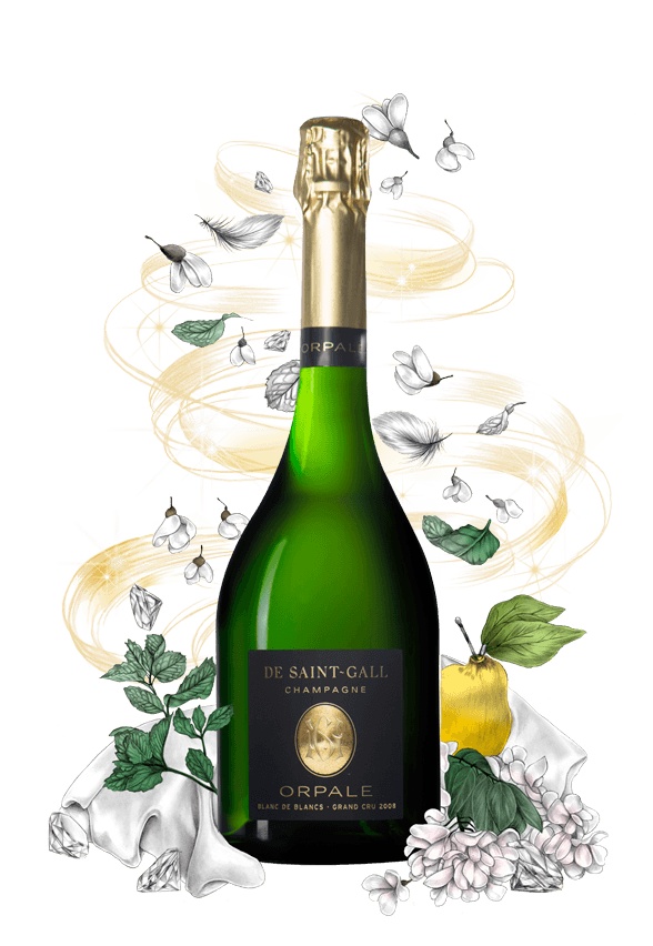 Champagne De Saint-Gall Orpale Brut Blanc de Blancs 2008 Grand Cru