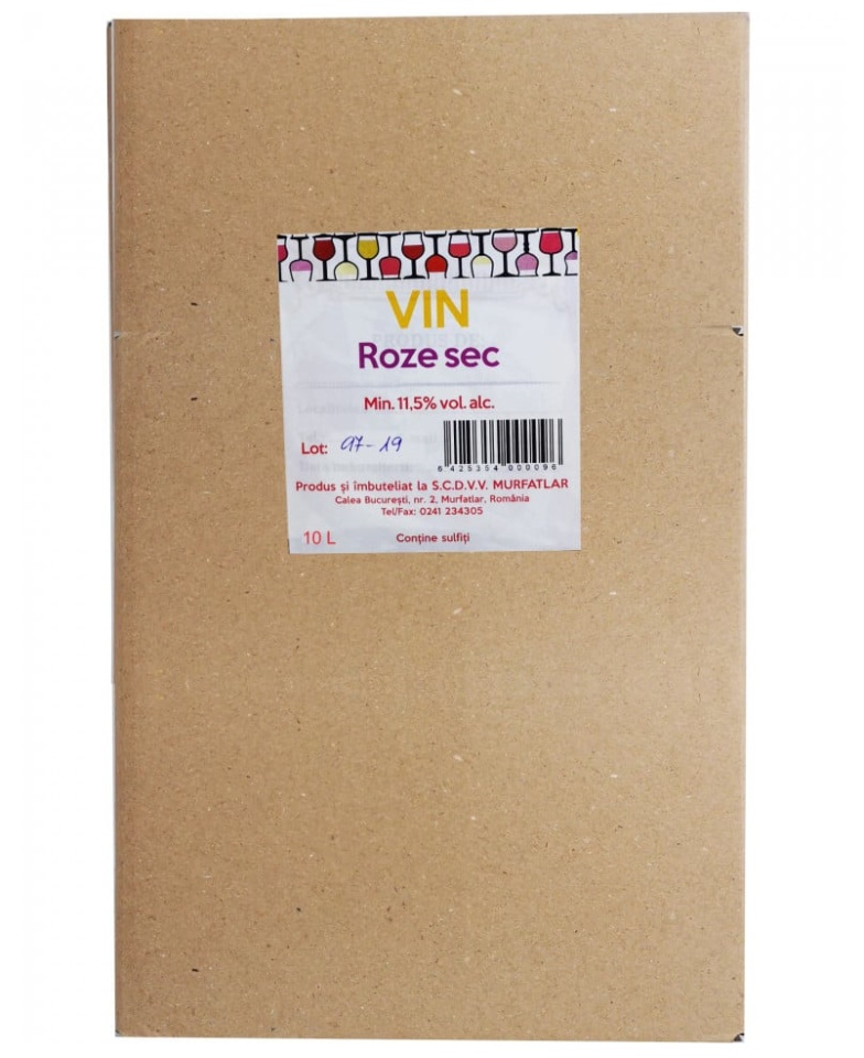 Statiunea Murfatlar Vin Rose Sec Bag In Box 10L
