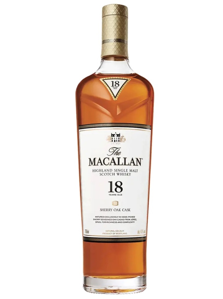 ウイスキー The Macallan 18 Year Old Sherry Oak The Macallan Sherry Oak 18 Years Old 0.7L