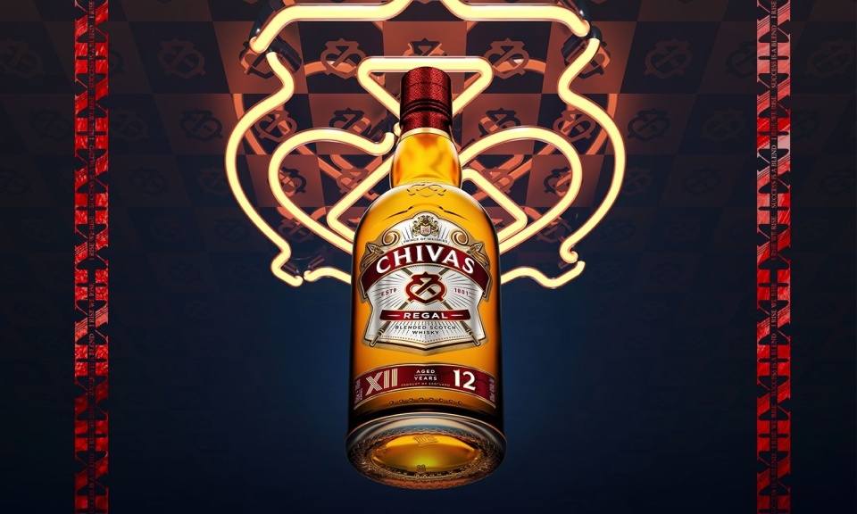 Chivas Regal Blended Scotch Whisky 12 YO 1L