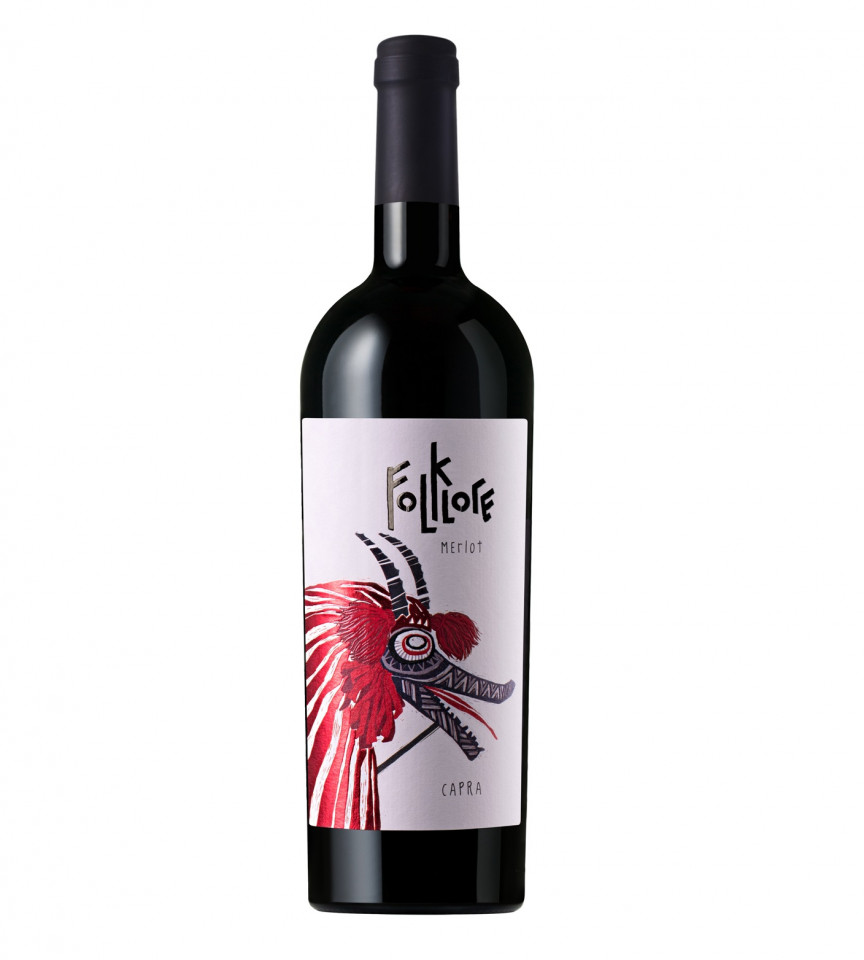 Folklore Capra Merlot Sec 0.75L