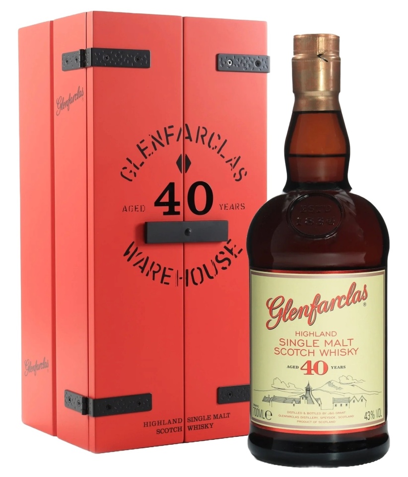 Glenfarclas Highland Single Malt Scotch Whisky 40 YO 0.7L