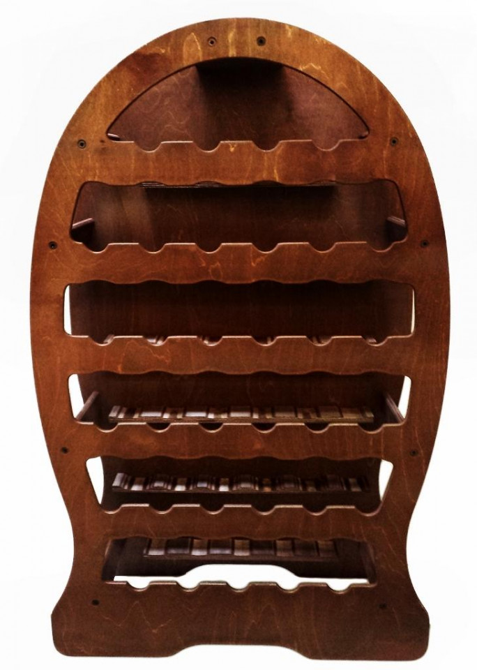 Modish Deduct salon Detalii produs - Raft lemn 33 sticle