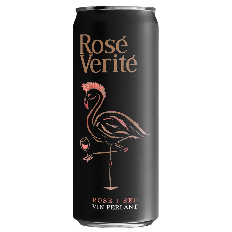 Rose Verite Vin Perlant Sec Doza 0.25L